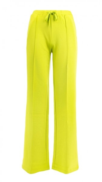 NED broek Nino Paspel Light Scuba Tricot - Apple Green