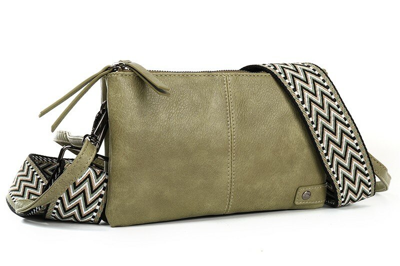 Ook-Leuk Castel - crossbody/ schoudertasje - groen