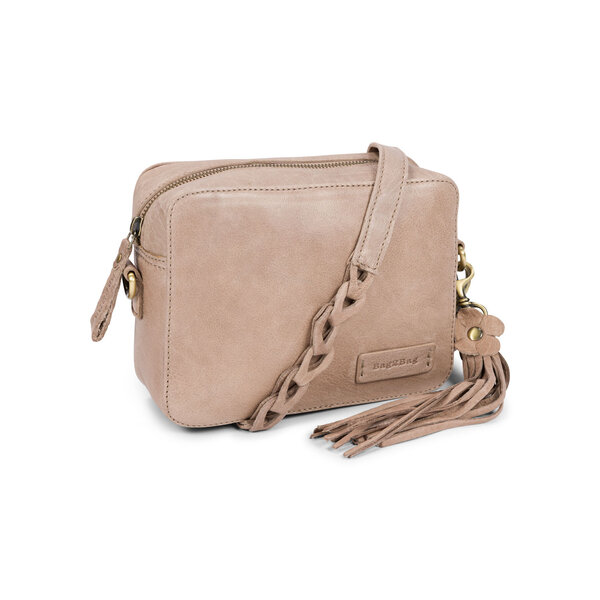 Bag2Bag hand/schoudertas Gota - Grey/Taupe