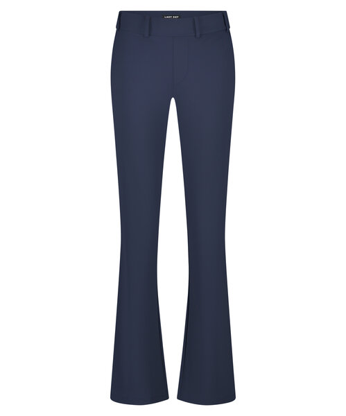 Lady Day Poppy blue flared broek travel - Midnight