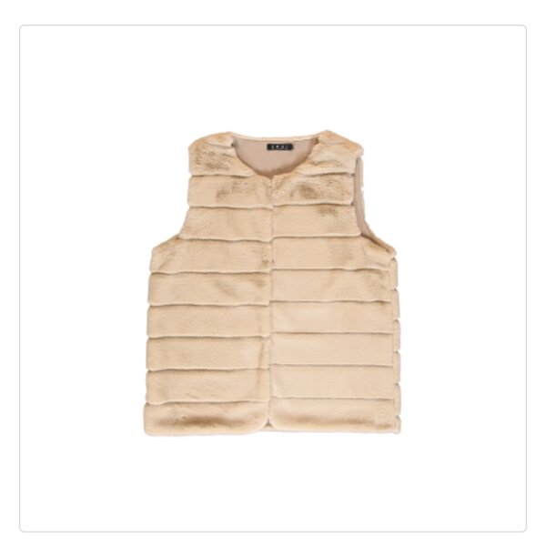 Emoi fluffy body warmer / gilet irish cream 156258