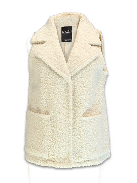 Emoi teddy body warmer / gilet ecru 155978