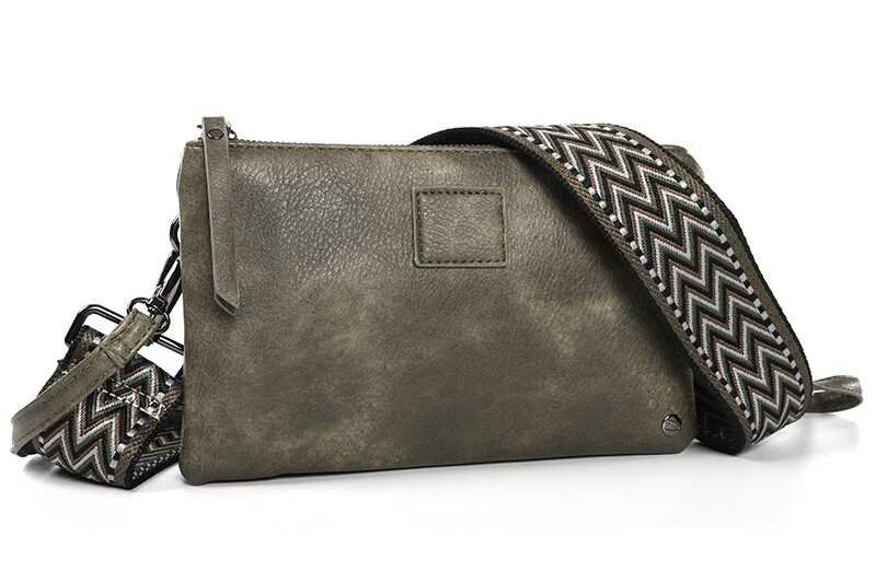 Ook-Leuk Castel - crossbody/ schoudertasje - dark green