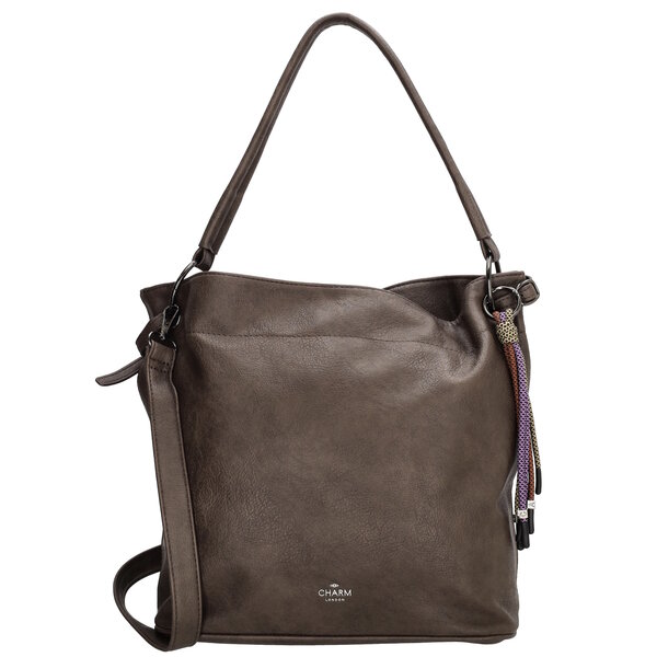 Charm London Tottenham donker bruin shopper - 20641