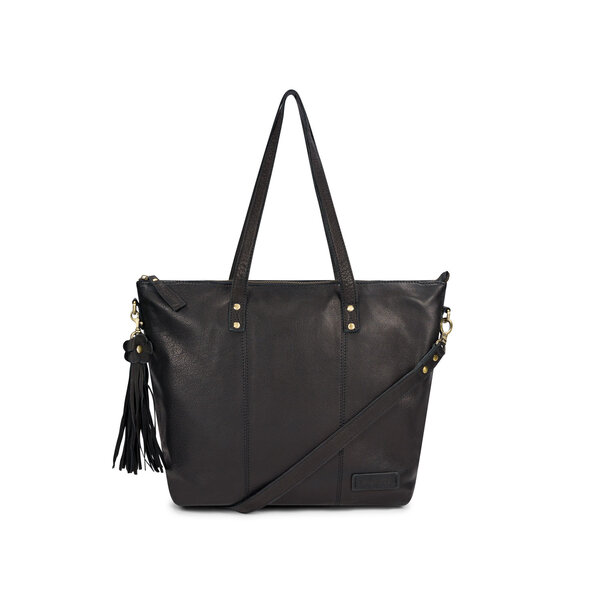 Bag2Bag schoudertas Mala - black zwart