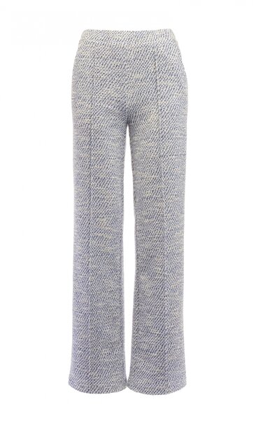 NED Gillenea broek RMJ Brunnera Blue Tweed Sparkle Jacquard 