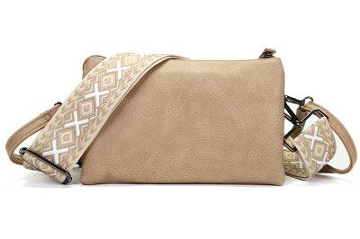 Ook-Leuk crossbody/ schoudertasje New York - sand