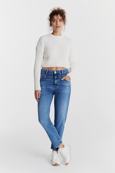 COJ boyfriend jeans Victoria Medium Blue (lengte 32)