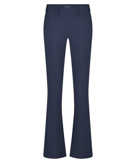 Lady Day Poppy blue flared broek travel - Midnight