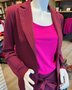 Lady Day Blazer Lois - Cherry Pinstripe print ( L.46.493.2069 )