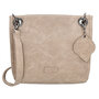 Beagles suede  schoudertas - light taupe 21762