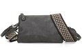 Ook-Leuk crossbody/ schoudertasje New York - dark grey