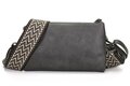 Ook-Leuk crossbody/ schoudertasje New York - dark grey